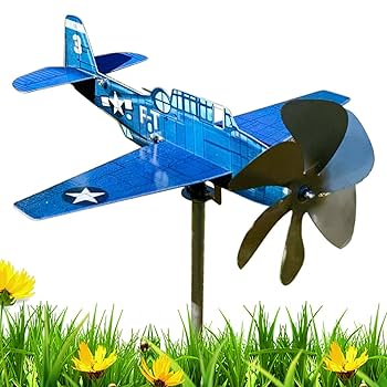 Amazon.co.jp: 飛行機の風見 - 金属飛行機スピナー プロペラ